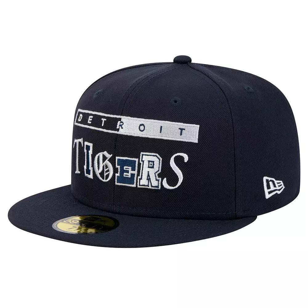 Men's New Era Navy Detroit Tigers Ransom 59FIFTY Fitted Hat,  Product Image