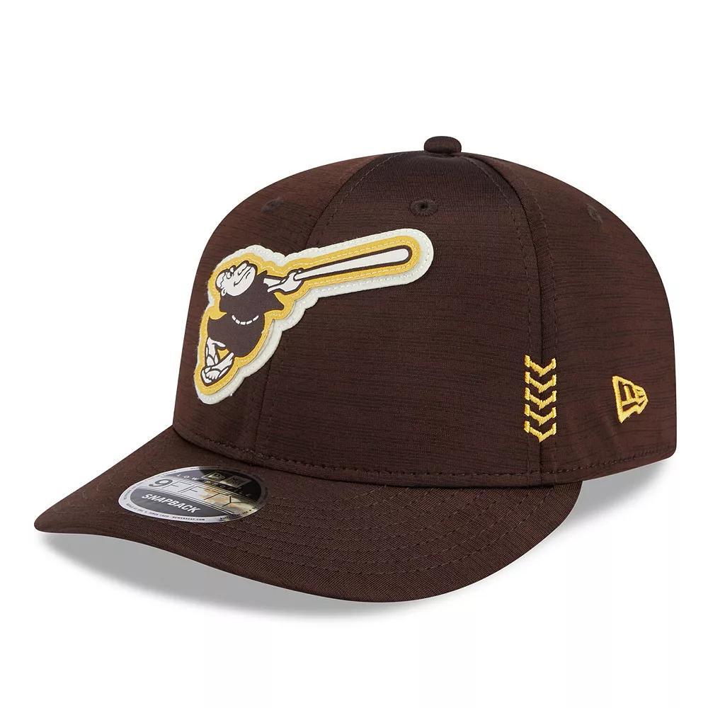 Men's New Era Brown San Diego Padres 2024 Clubhouse Low Profile 59FIFTY Snapback Hat Product Image