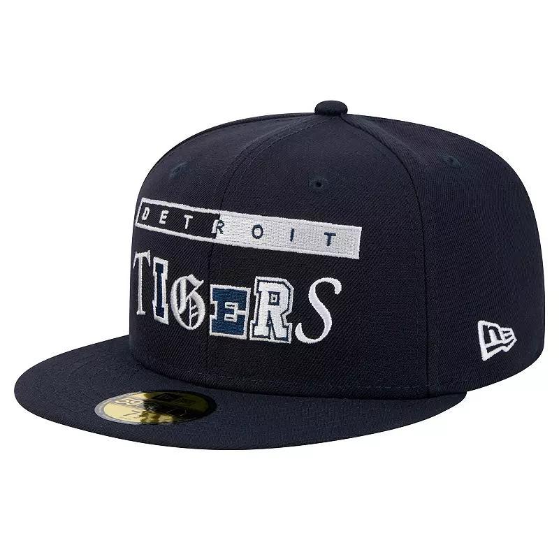 Men's New Era Navy Detroit Tigers Ransom 59FIFTY Fitted Hat,  Product Image