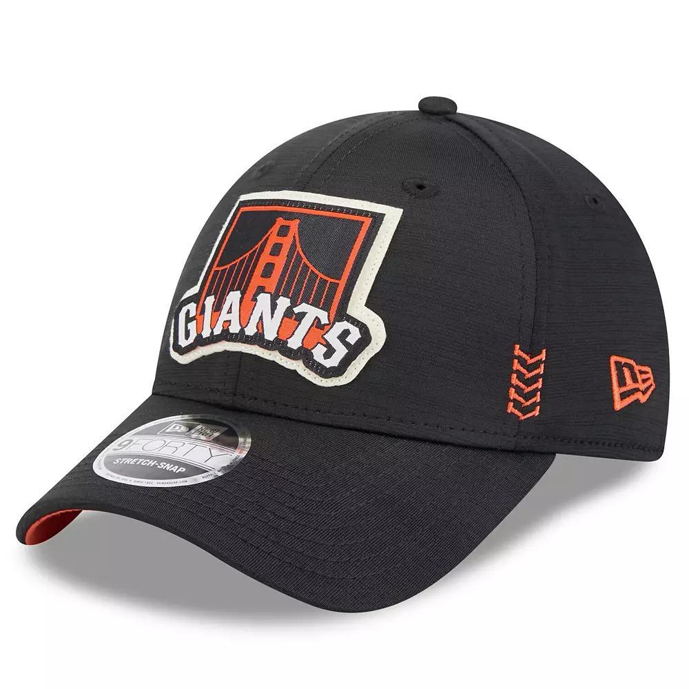 Men's New Era Black San Francisco Giants 2024 Clubhouse 9FORTY Adjustable Hat Product Image