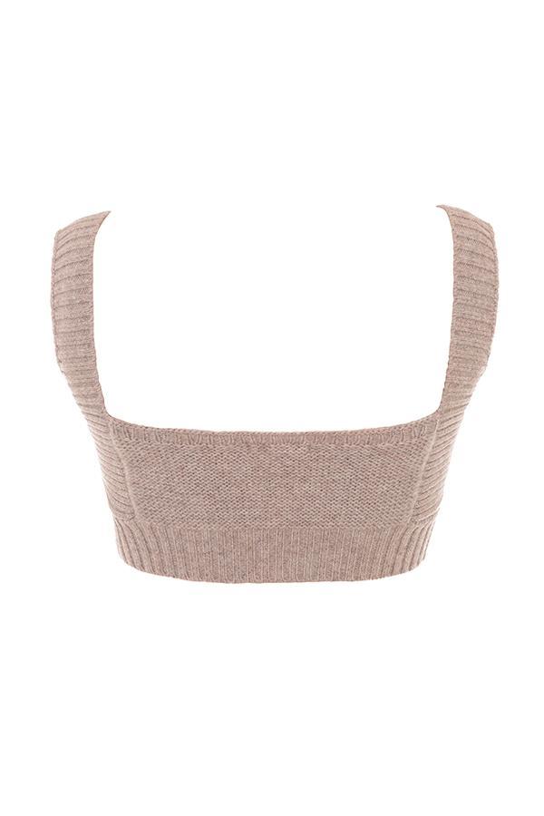 Adhara Barley Natural Wool Bralette Product Image