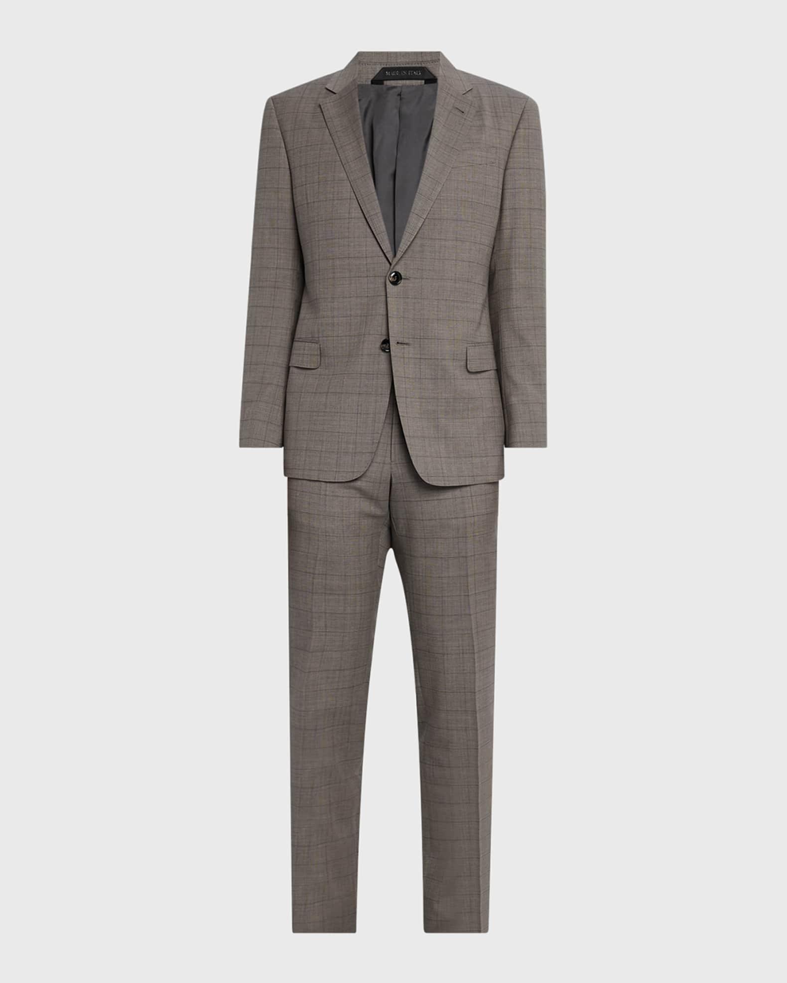 Men's Windowpane Suit Product Image