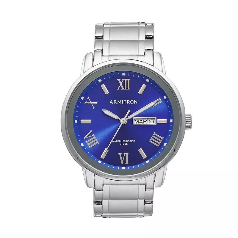 Armitron Mens Stainless Steel Watch Silver Tone Product Image