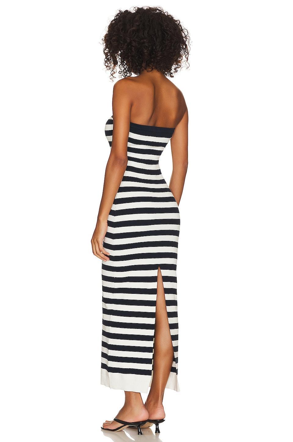 Paricia Striped Tube Maxi Dress GRLFRND Product Image