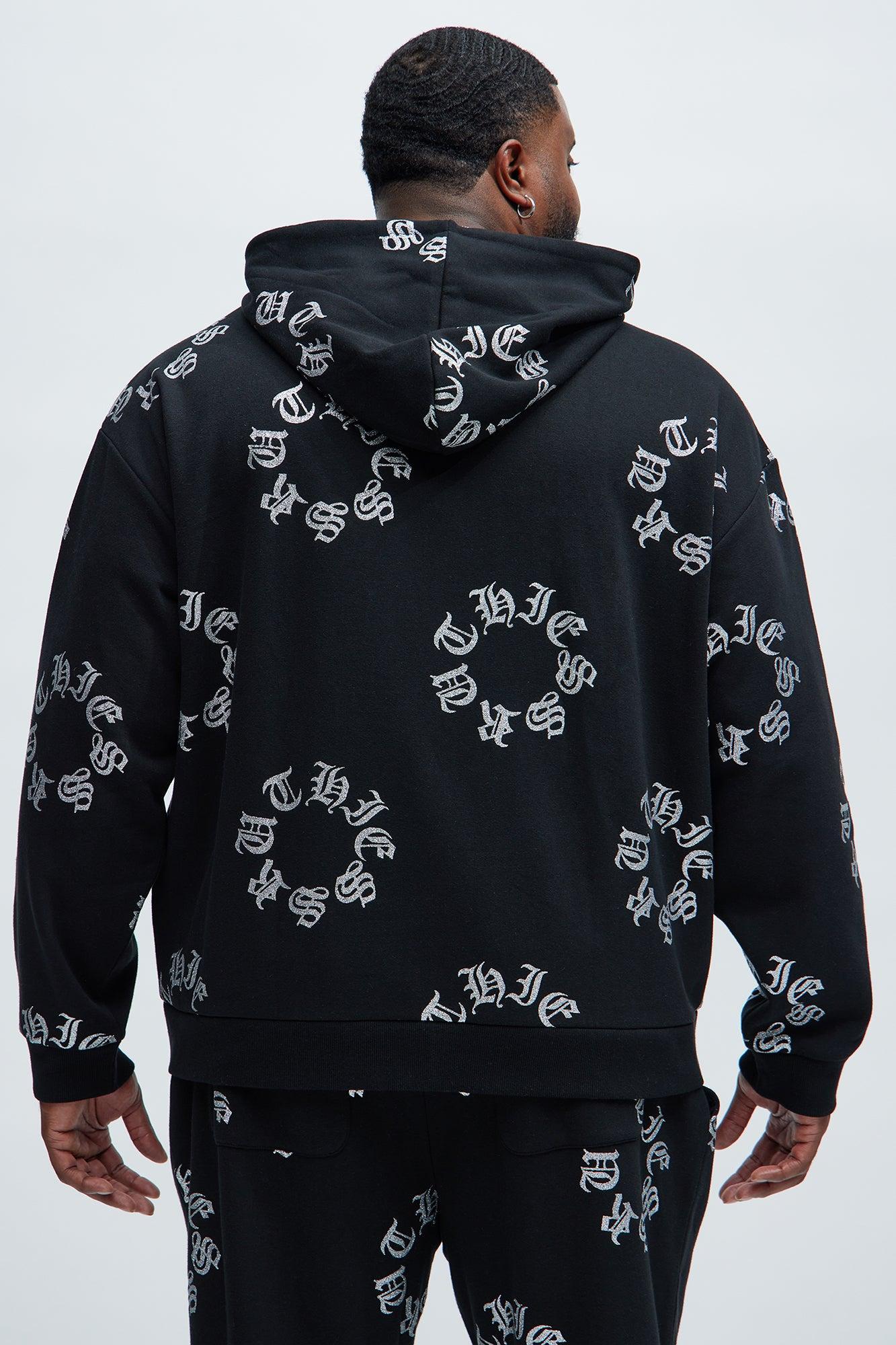 Tyson Bling My Line Zip Up Hoodie - Black Product Image