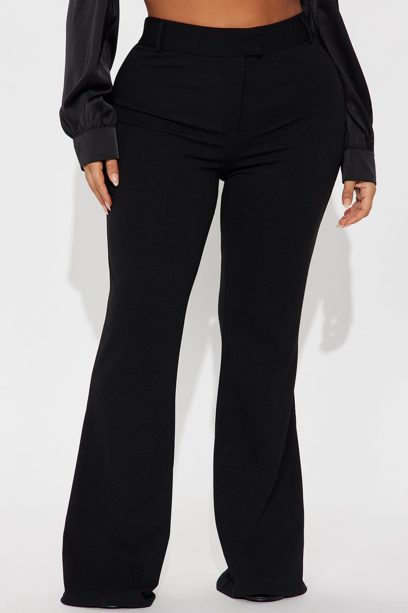 Zulema Crepe Flare Pant - Black Female Product Image