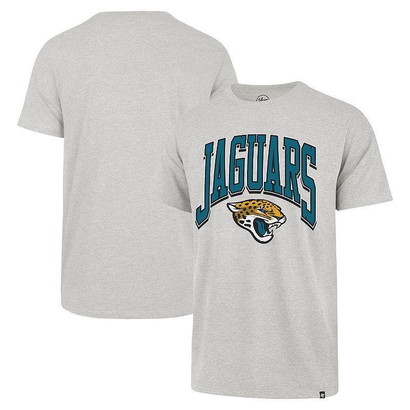 Men's '47 Gray Jacksonville Jaguars Walk Tall Franklin T-Shirt, Size: 2XL, Grey Product Image