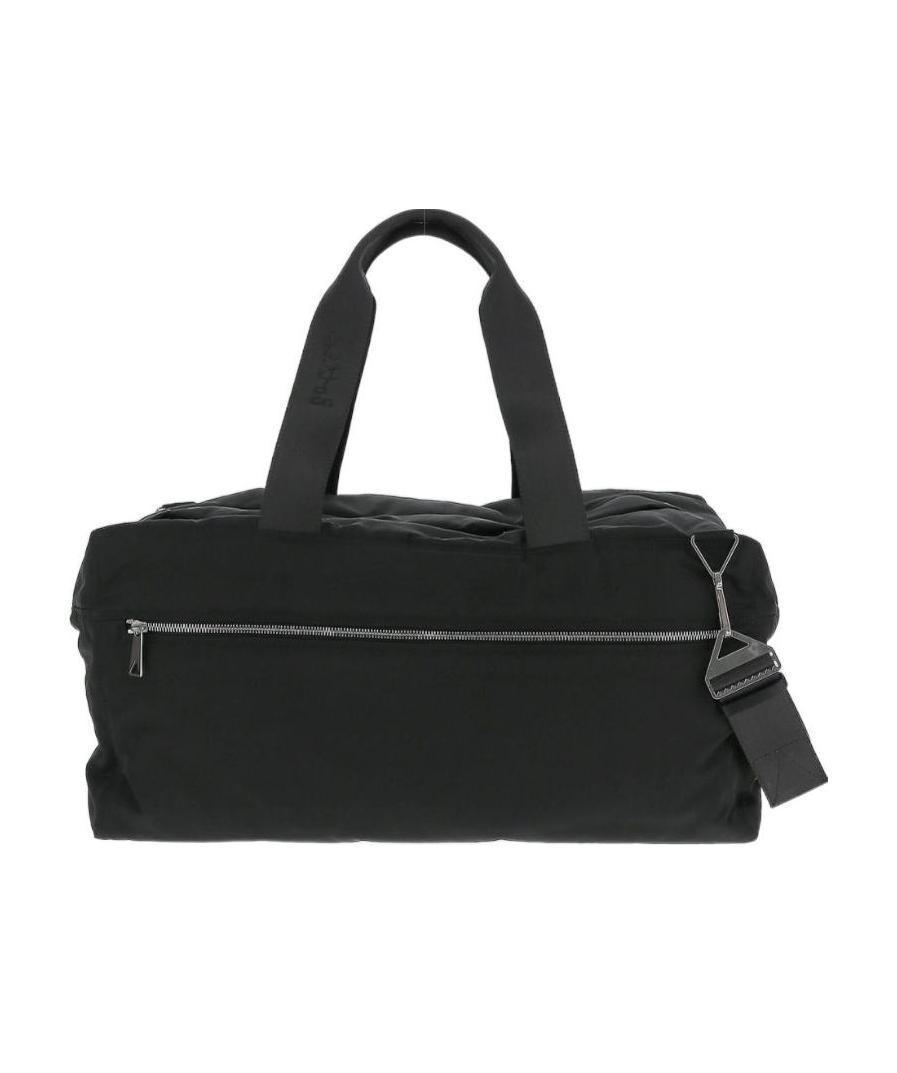 BOTTEGA VENETA Logo Travel Bag In Black Product Image