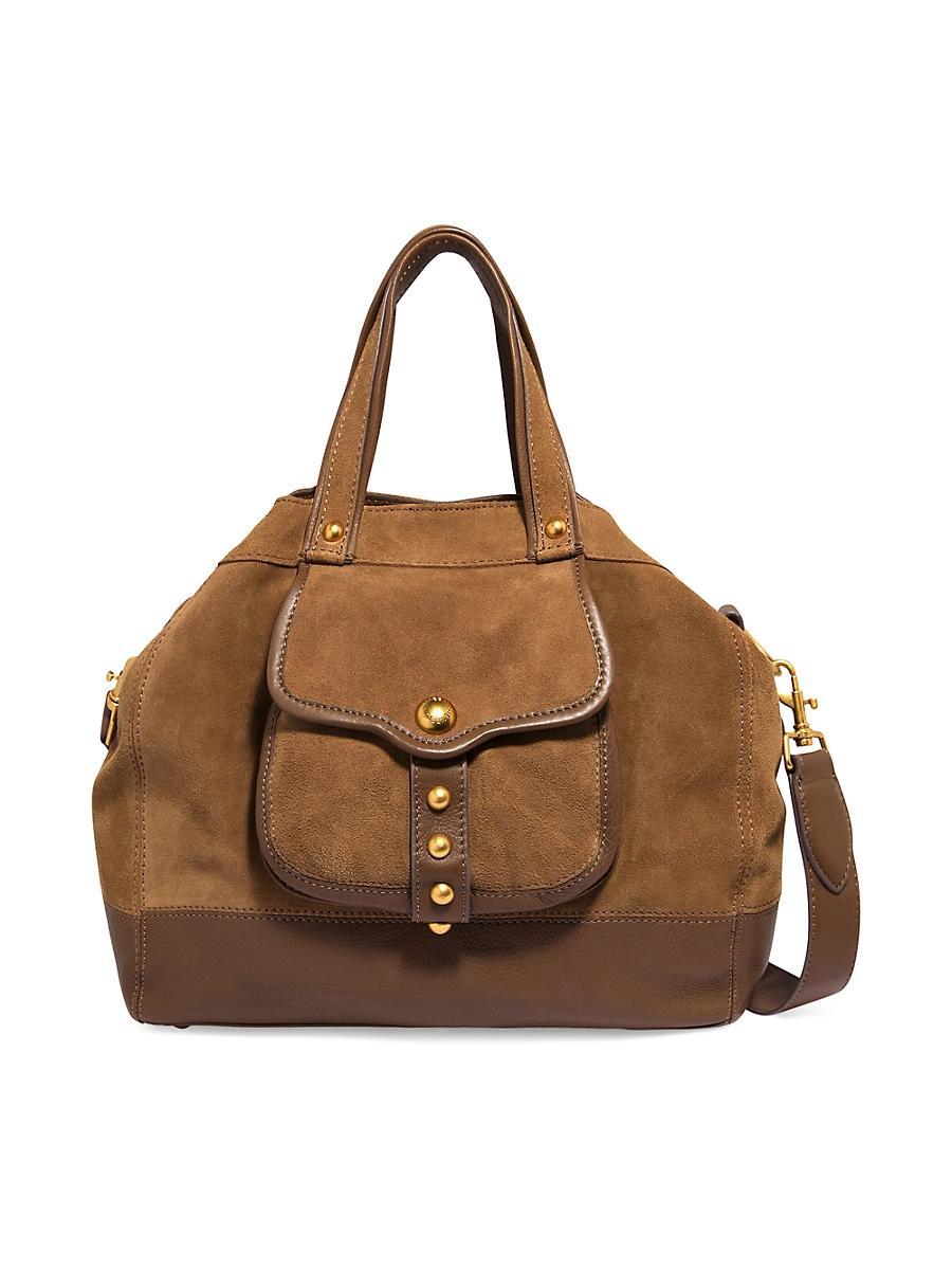 Womens Great Escape Suede Convertible Shopper Bag Product Image