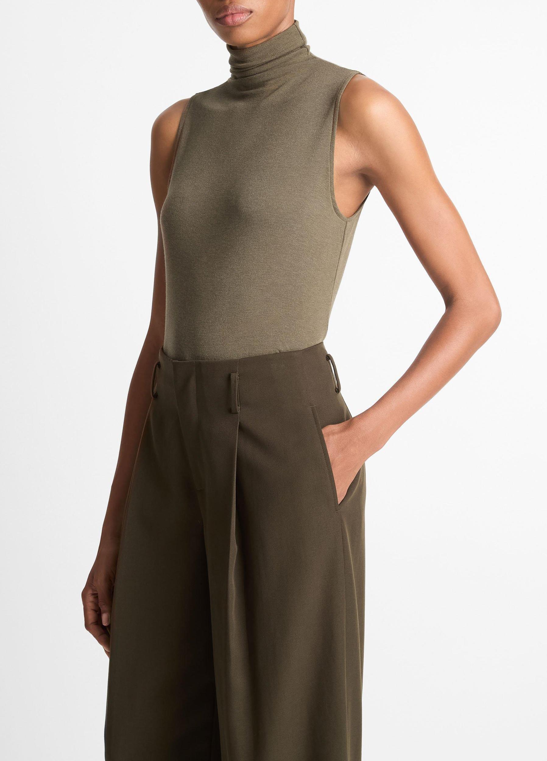 Sleeveless Turtleneck Product Image