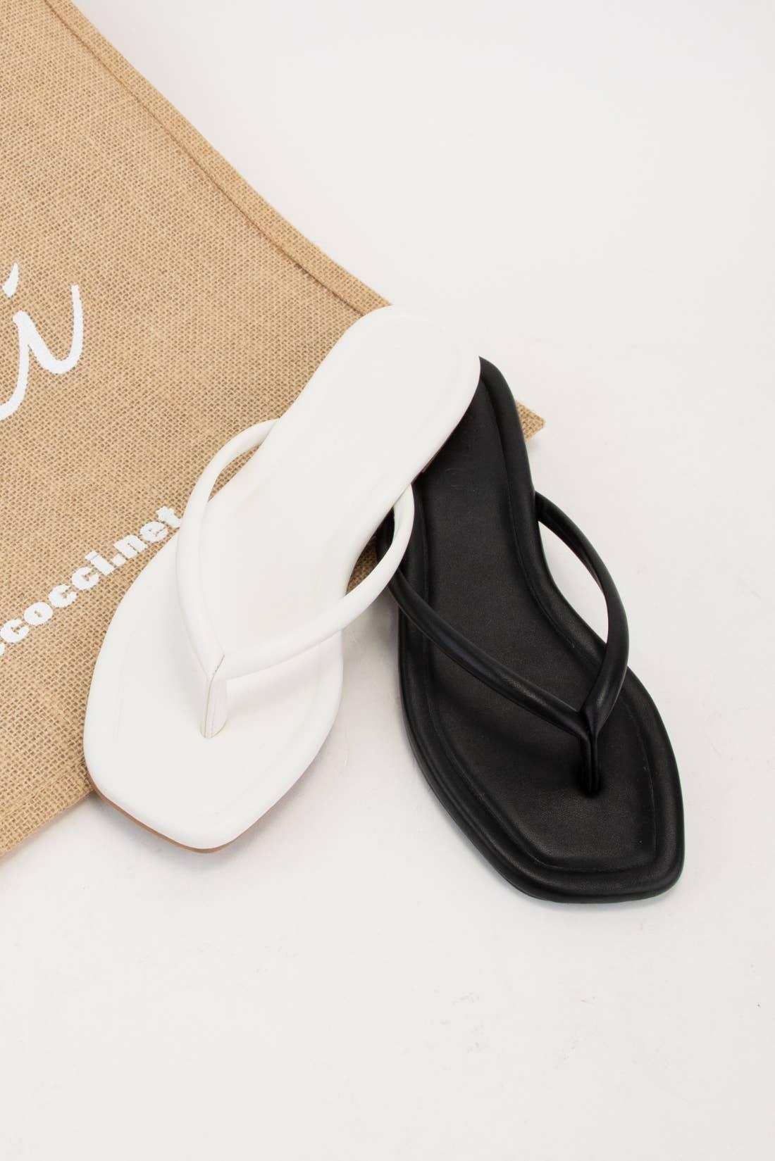 Silver Thong Sandal Product Image