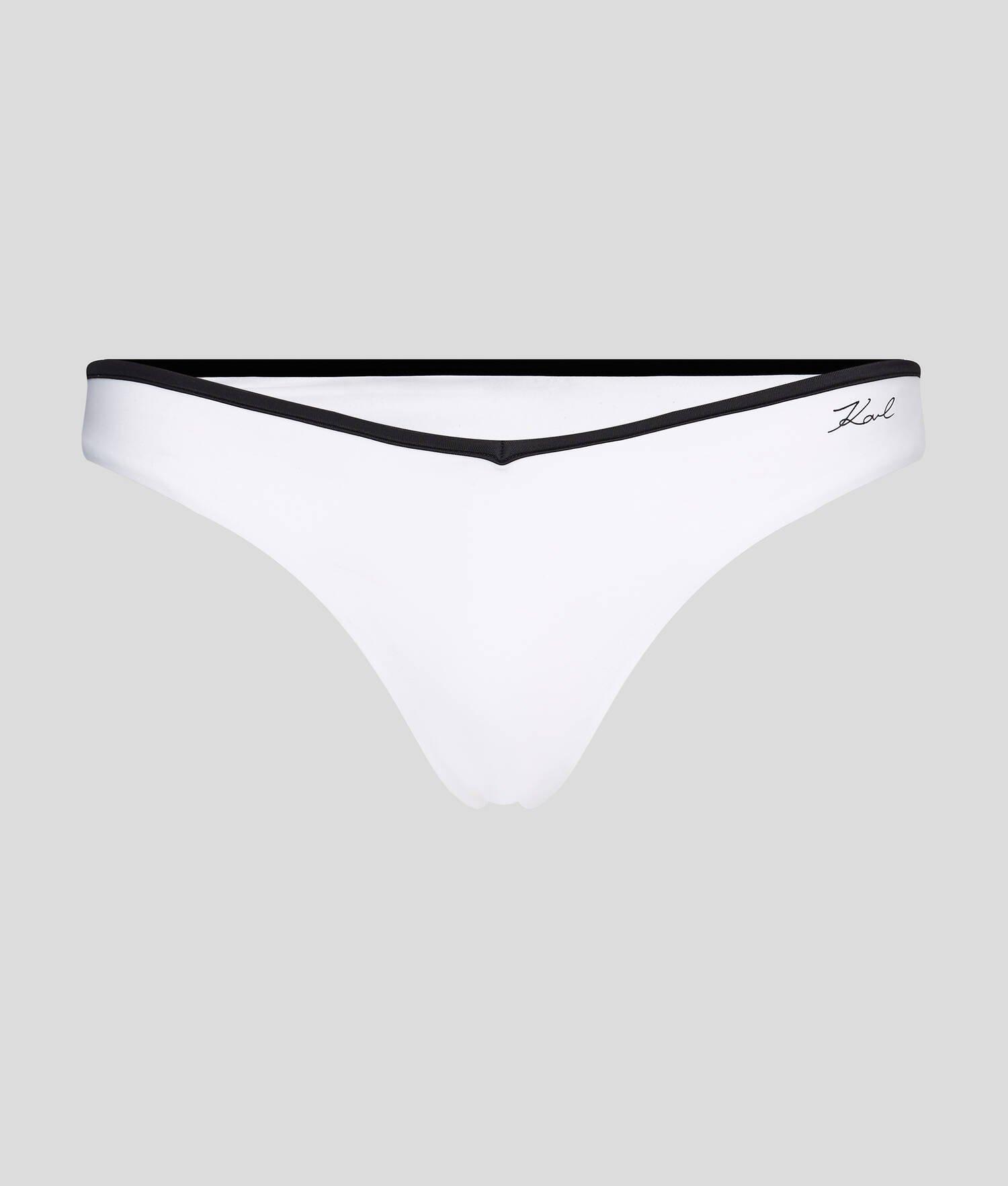 KARL DNA BIKINI BOTTOMS WITH CONTRAST BINDING Product Image