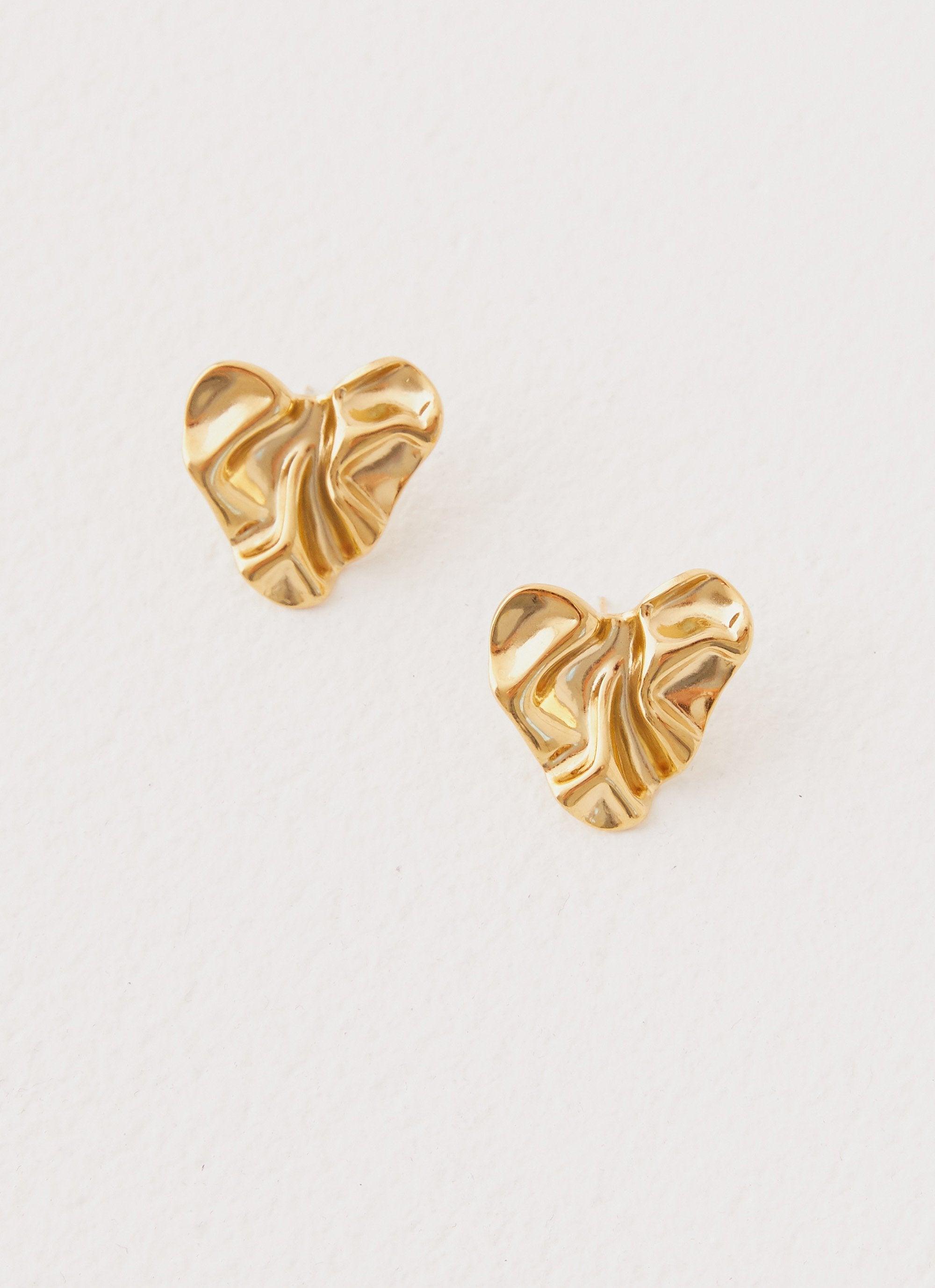 Heart To Heart Earrings - Gold Product Image