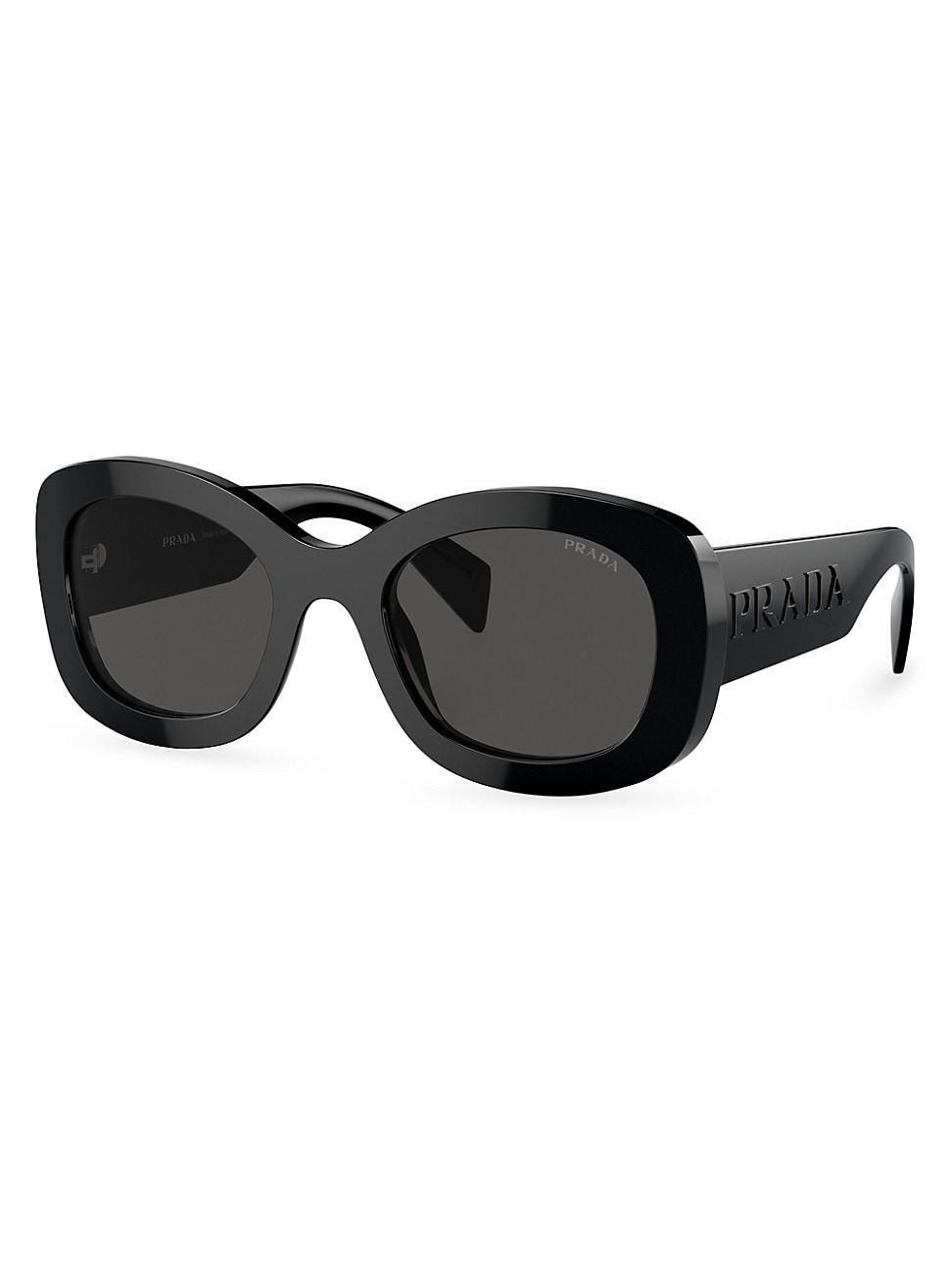 Prada Womens PR A13S 54mm Oval Sunglasses Product Image