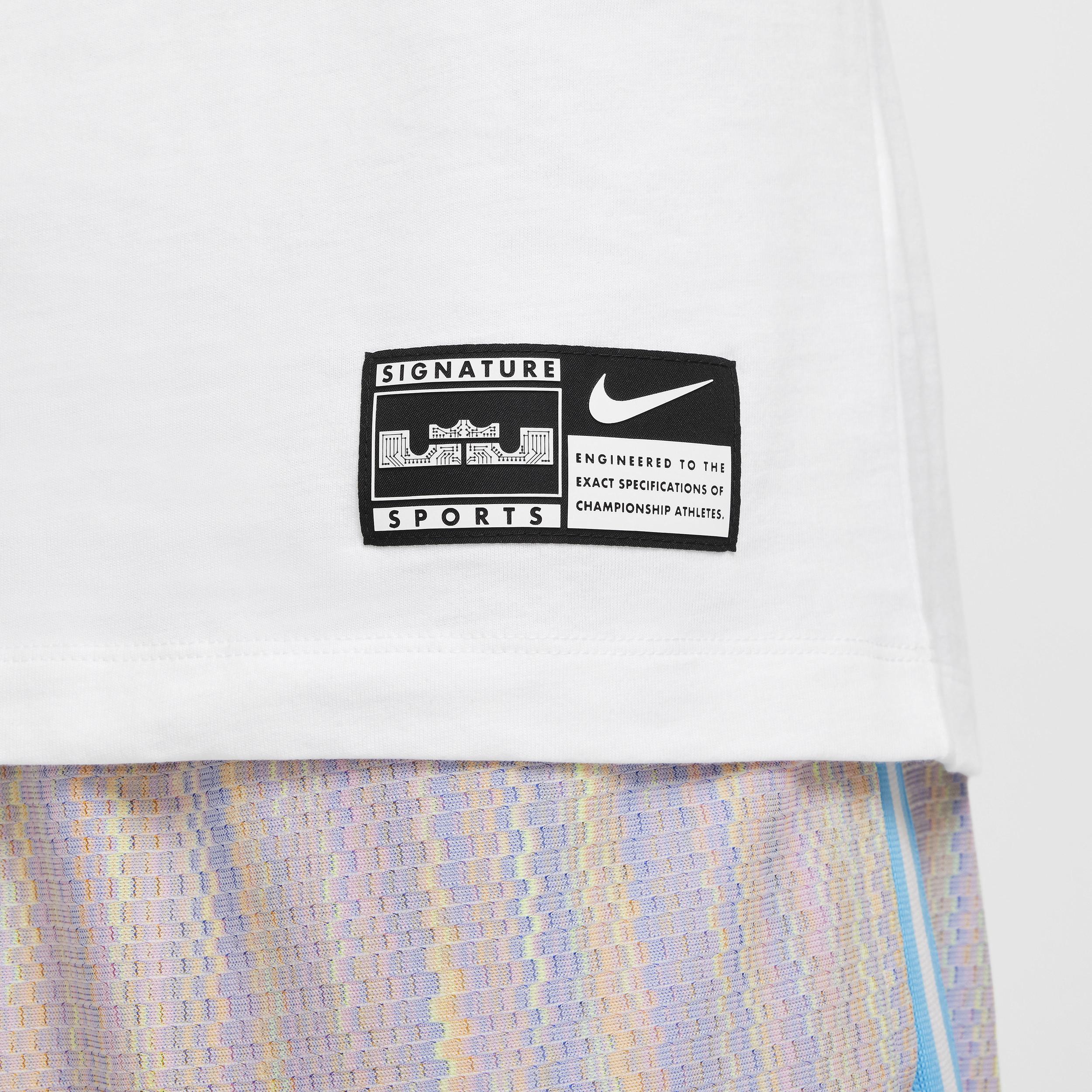 Nike Mens LeBron Max90 Long-Sleeve Basketball T-Shirt | HF6191-100 Product Image