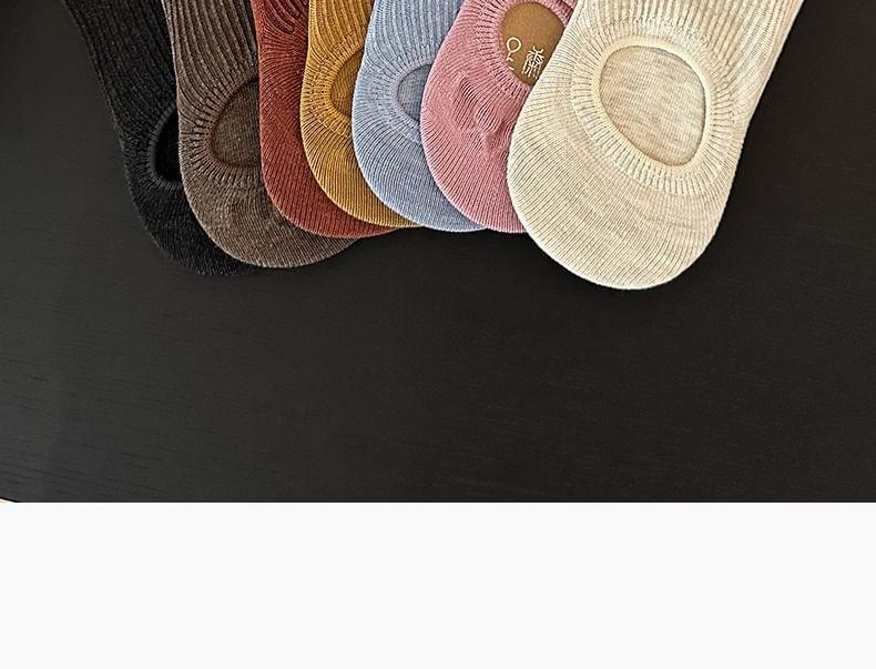 Set of 8 Pairs: Plain No Show Socks Product Image