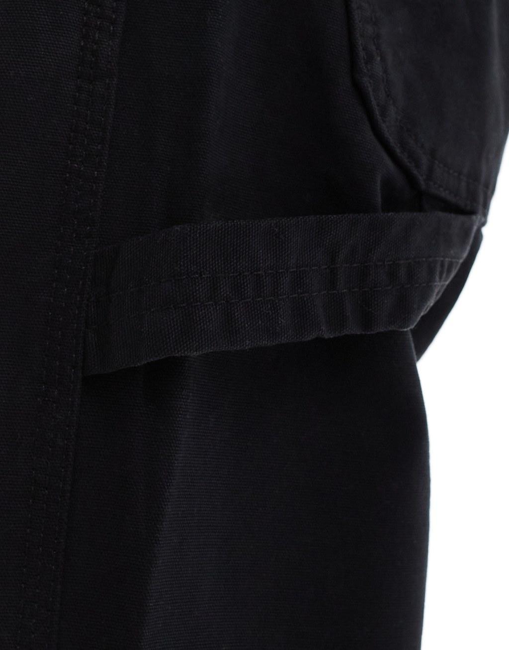 Jack & Jones wide fit carpenter pants in black  Product Image