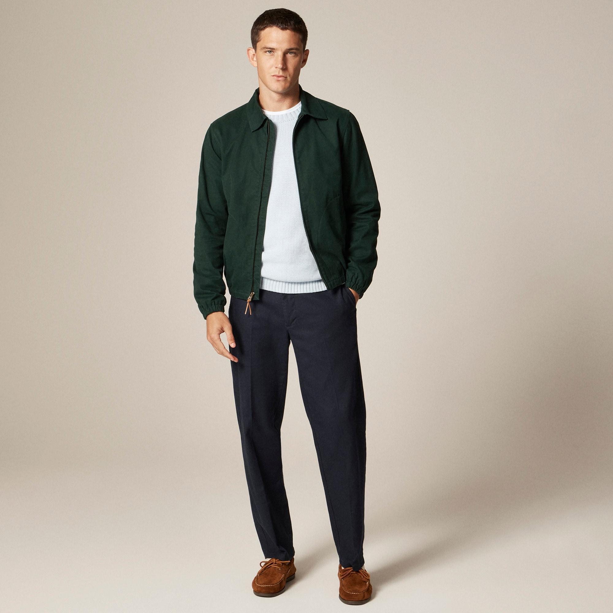 Harrington jacket in cotton twill Product Image