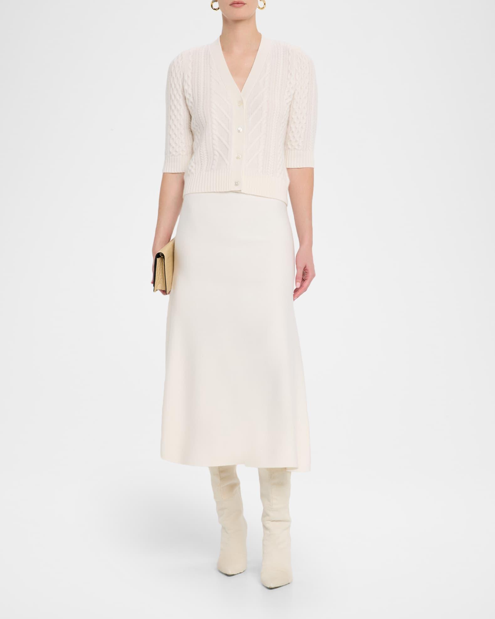 Cashmere Cable-Knit Cardigan Product Image