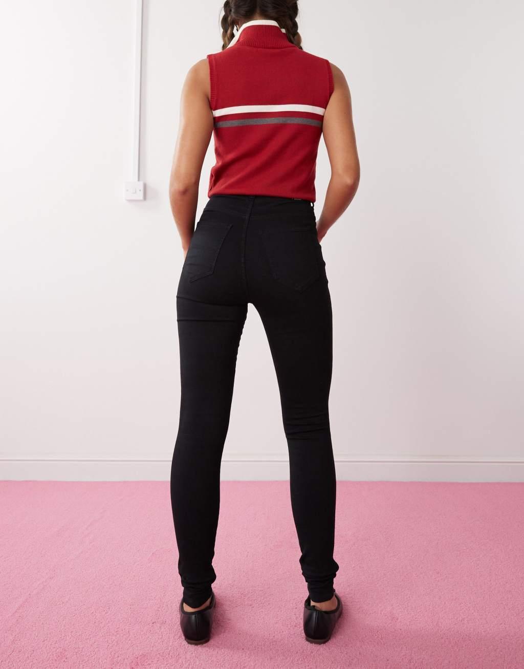 Dr Denim Solitaire high rise super skinny jeans Product Image