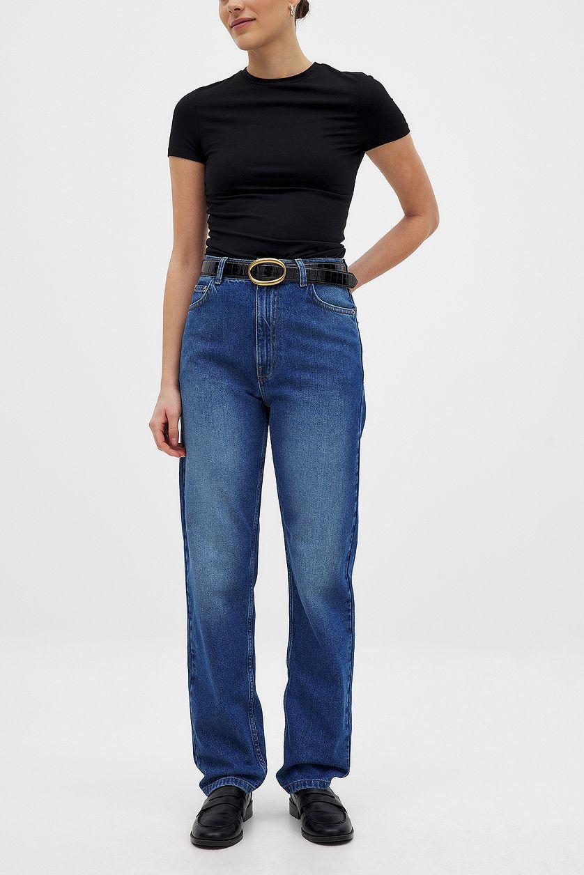 Straight High Waist Jeans Product Image