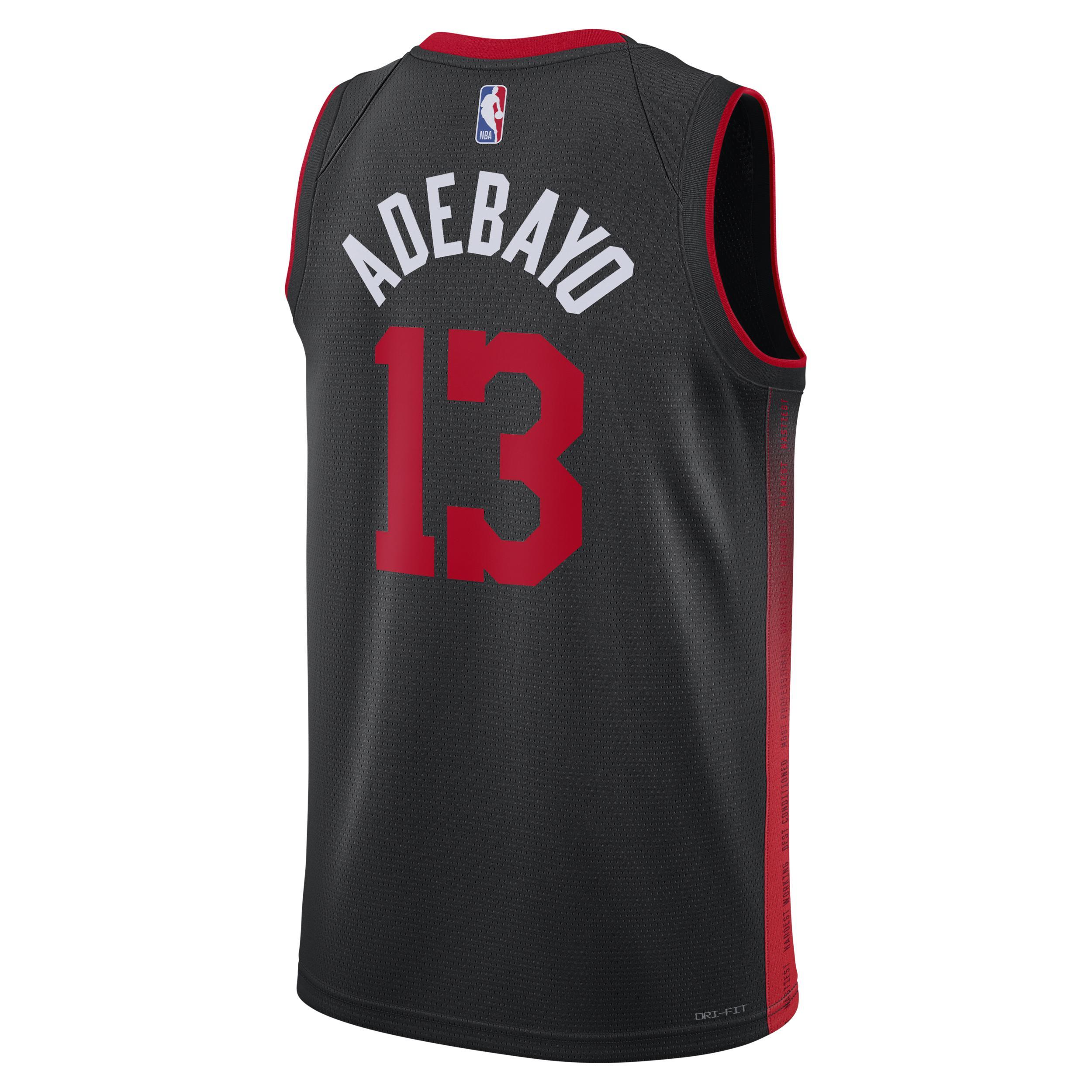 Bam Adebayo Miami Heat City Edition 2023/24 Nike Men's Dri-FIT NBA Swingman Jersey Product Image