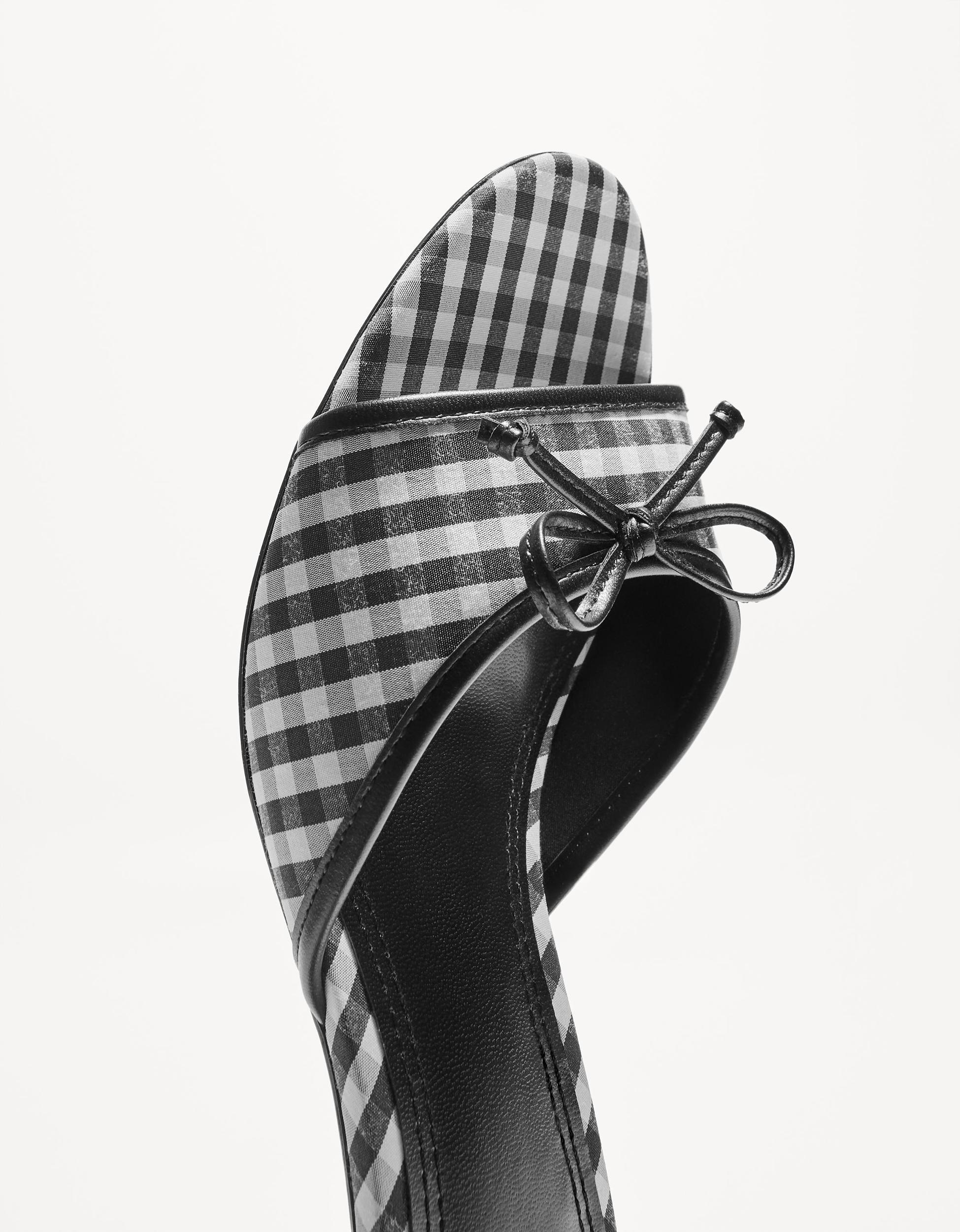 Kitten-heel mule sandals Product Image