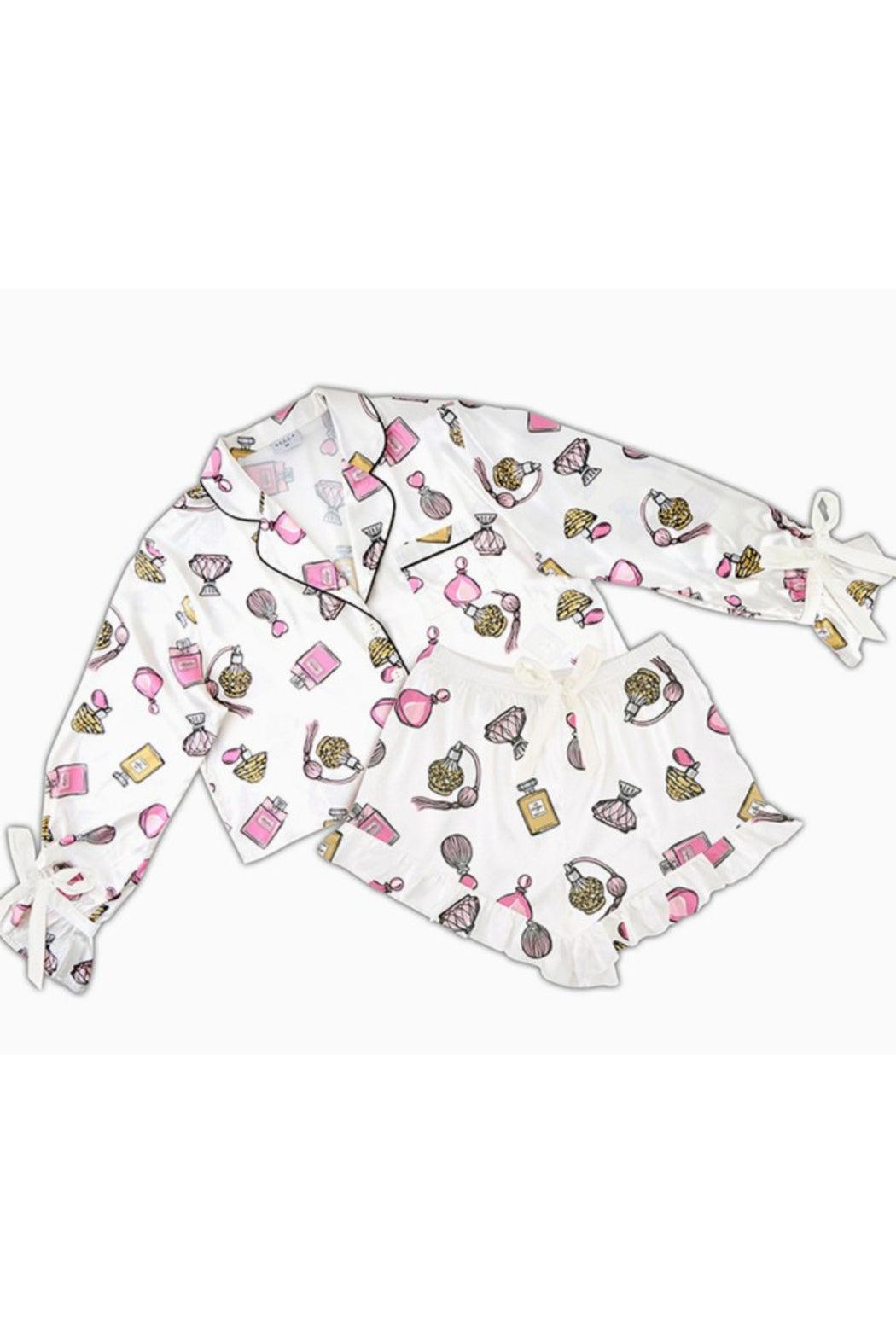 Cami + Velvet Ruffled Short Product Image