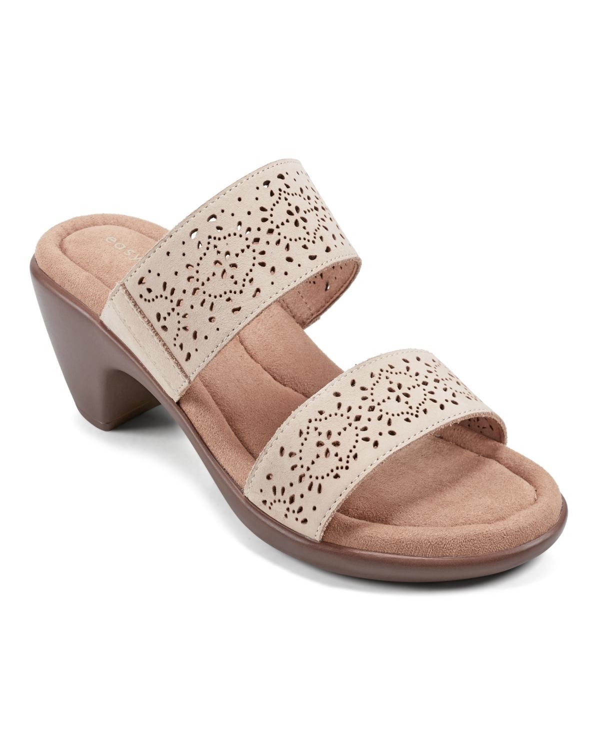 Easy Spirit Womens Crista Slip-On Round Toe Heeled Sandals Product Image