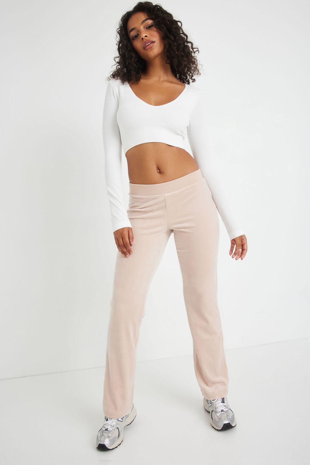 JUICY COUTURE OG Big Bling Velour Track Pants Product Image