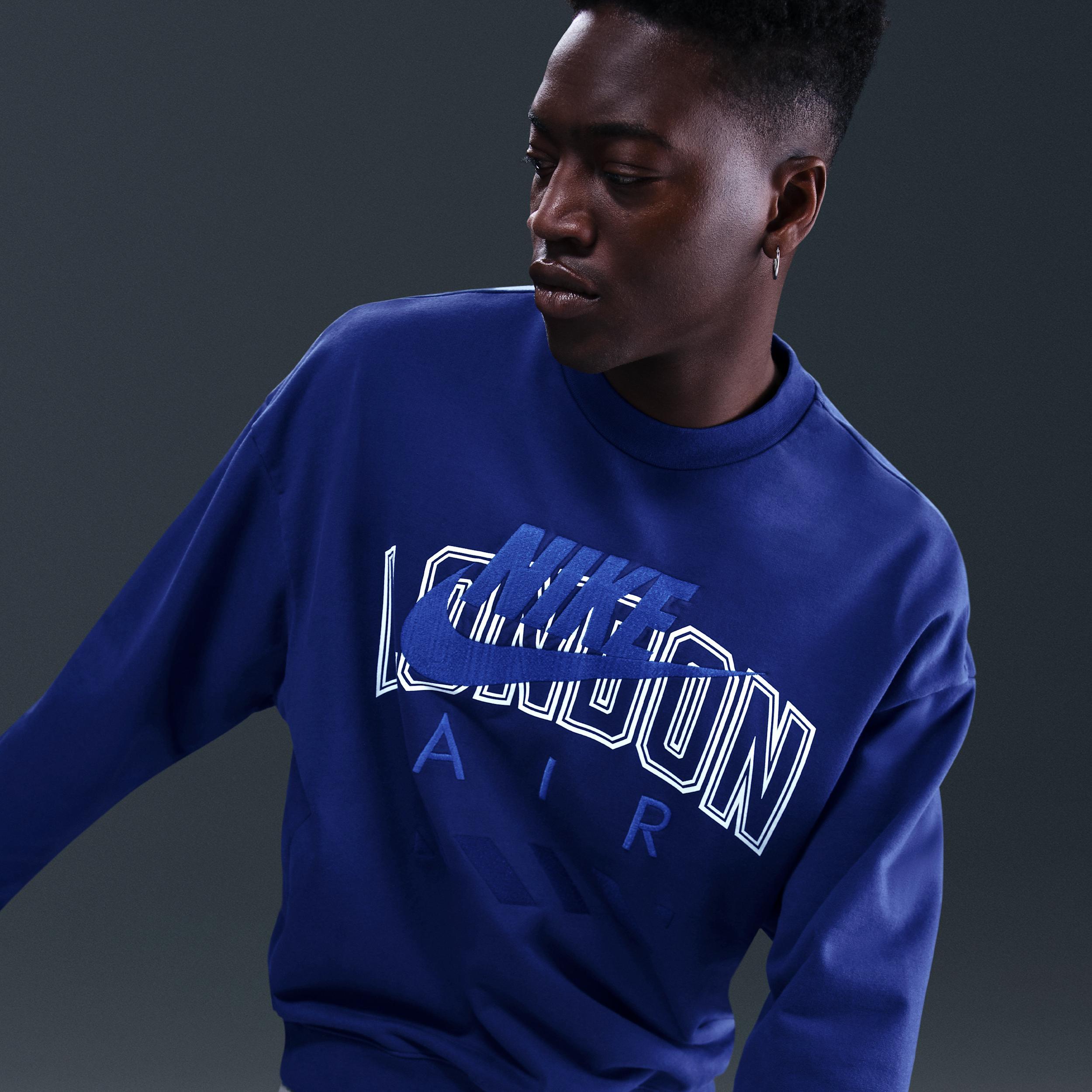 Nike Mens Air London Fleece Crew | HQ1099-492 Product Image