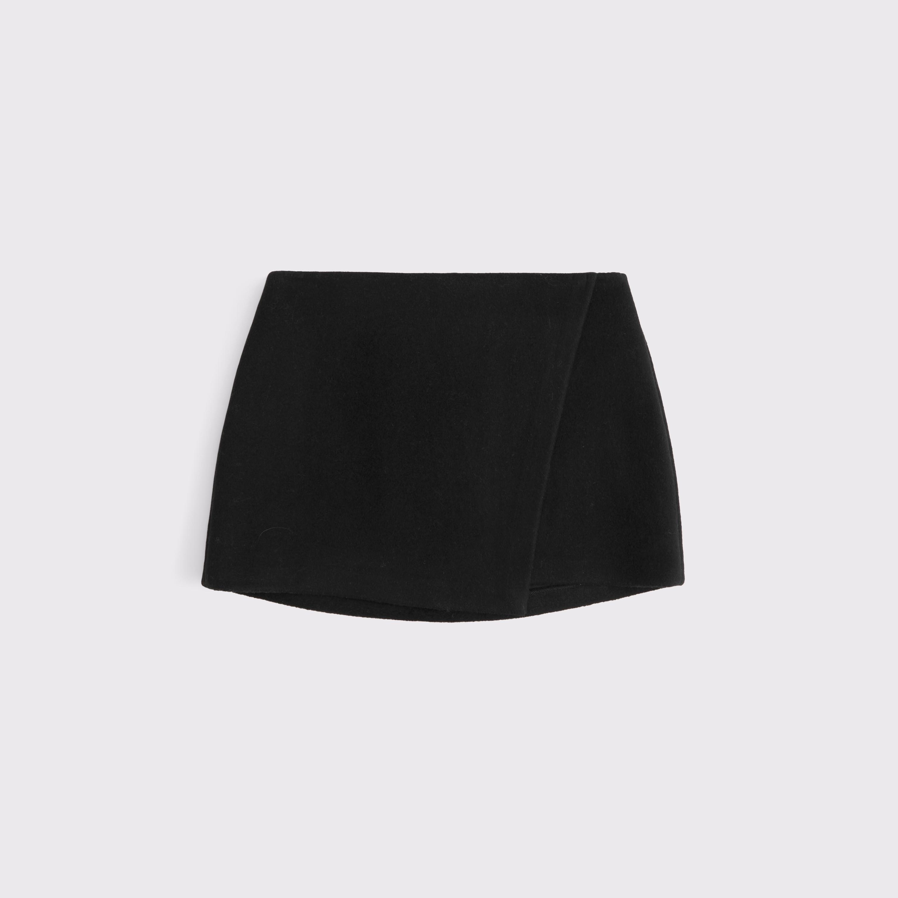 Mid Rise Wrap Skort Product Image