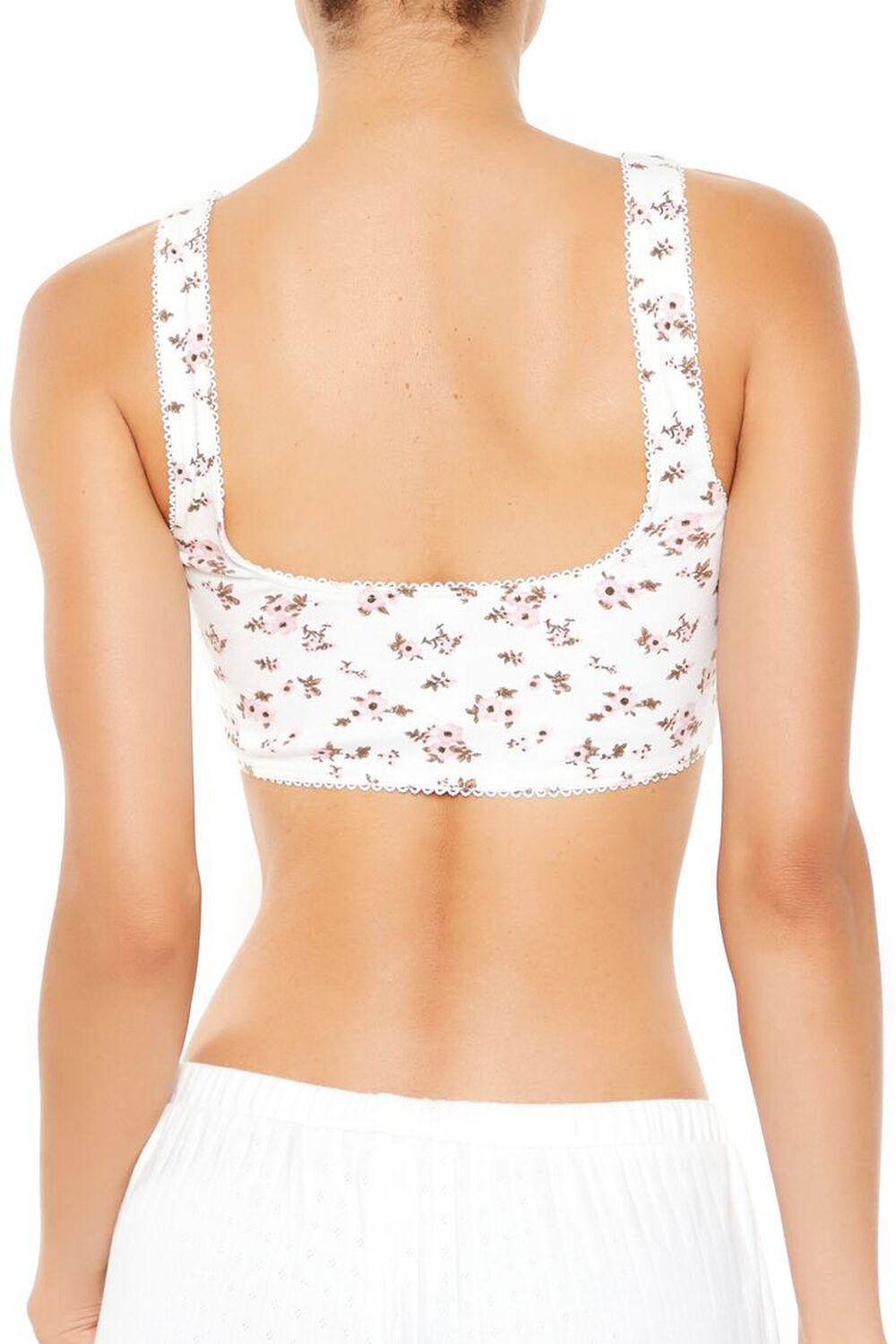 Rosette Ditsy Floral Bralette | Forever 21 Product Image