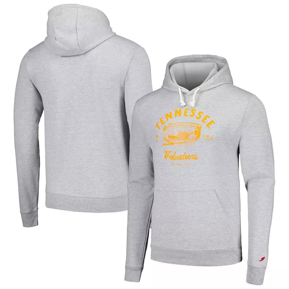 Men's League Collegiate Wear Heather Gray Tennessee Volunteers Stadium Essential Pullover Hoodie, Size: Large, Grey Product Image