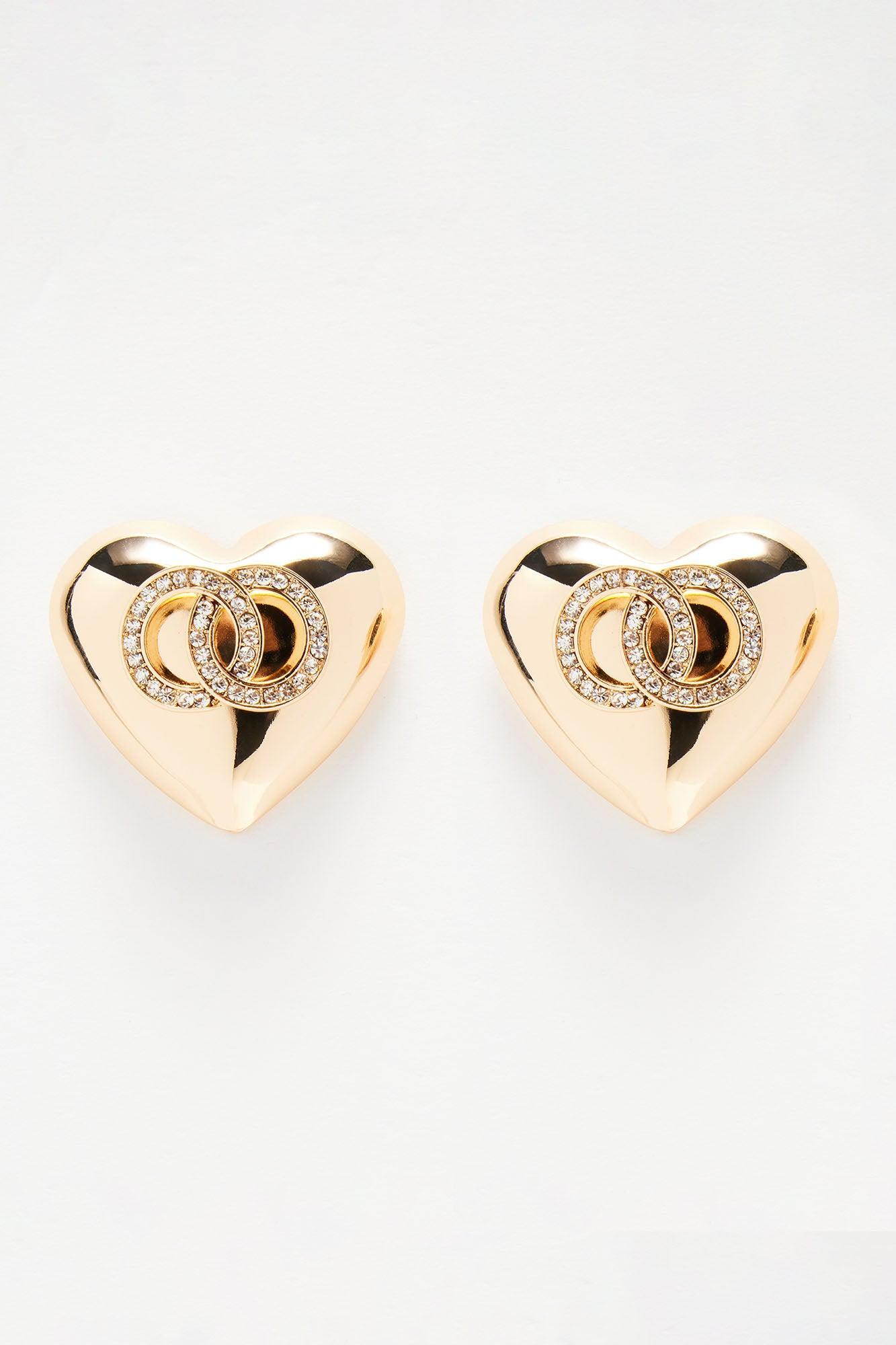 Infinitely In Love Earrings - Gold Product Image