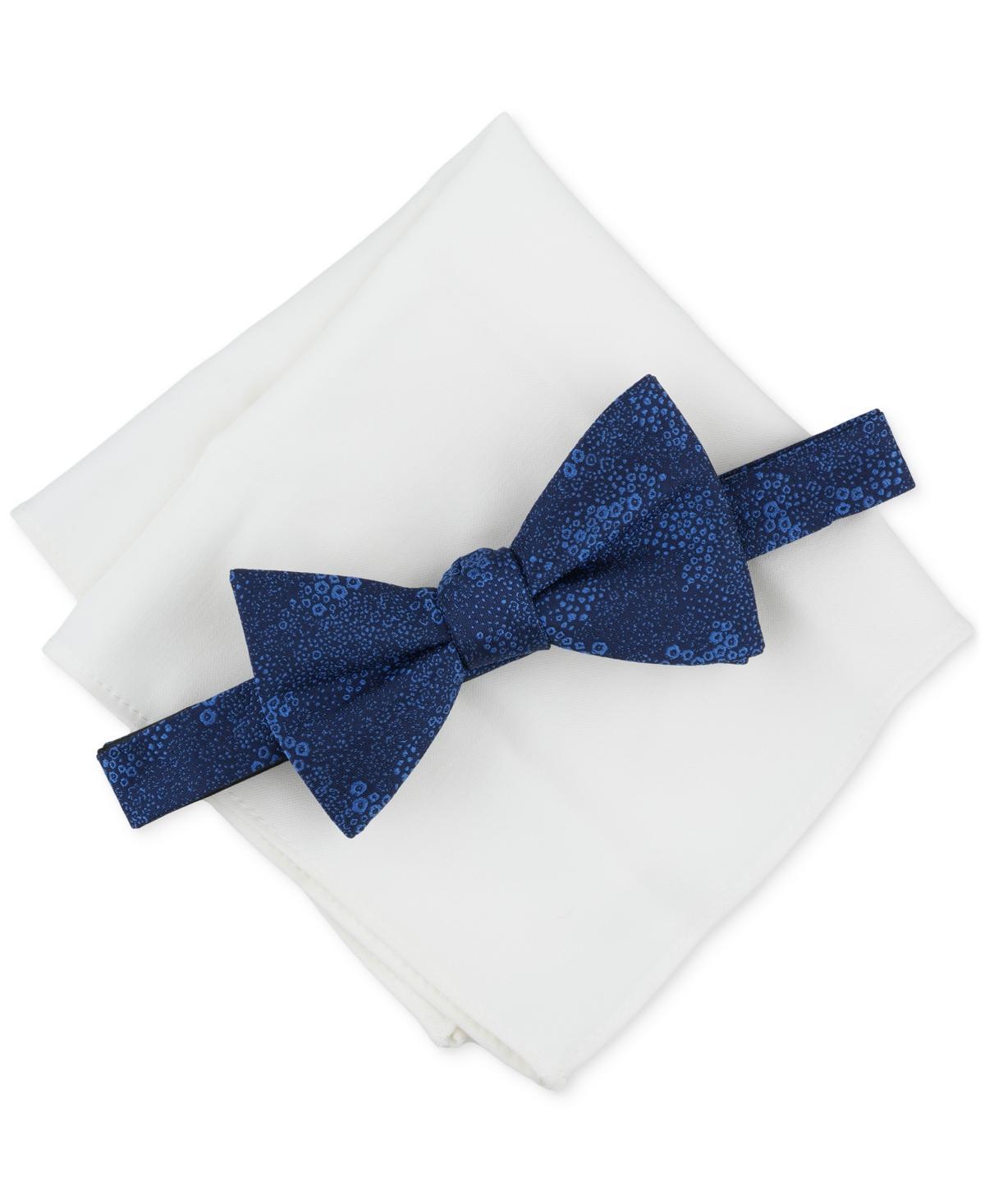 Bar Iii Mens Glendale Floral Bow Tie & Solid Pocket Square Set, Created for Macys Product Image