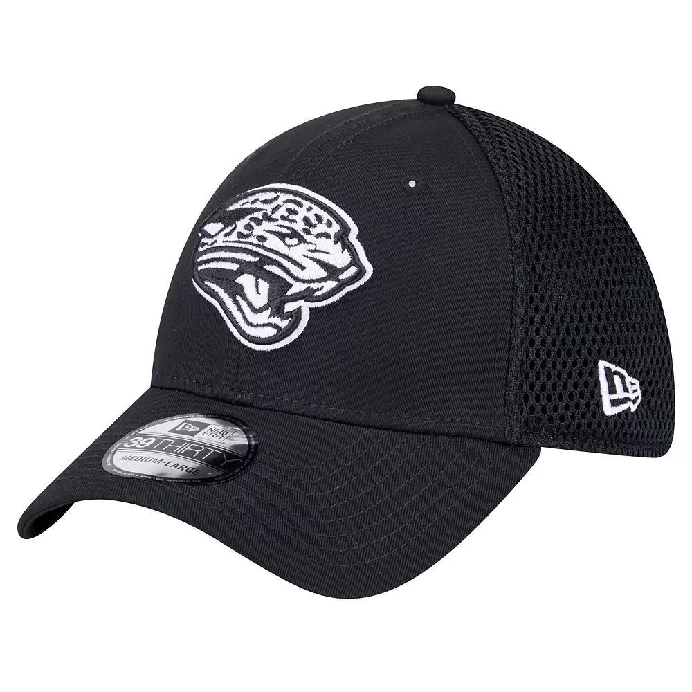 Men's New Era Black Jacksonville Jaguars Main Neo 39THIRTY Flex Hat, Size: Large/XL Product Image