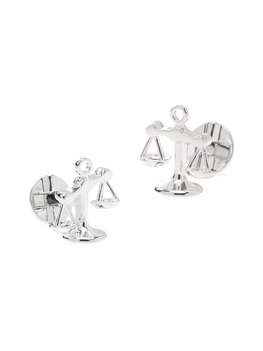 Mens Ox & Bull Trading Co. Scale Cufflinks Product Image