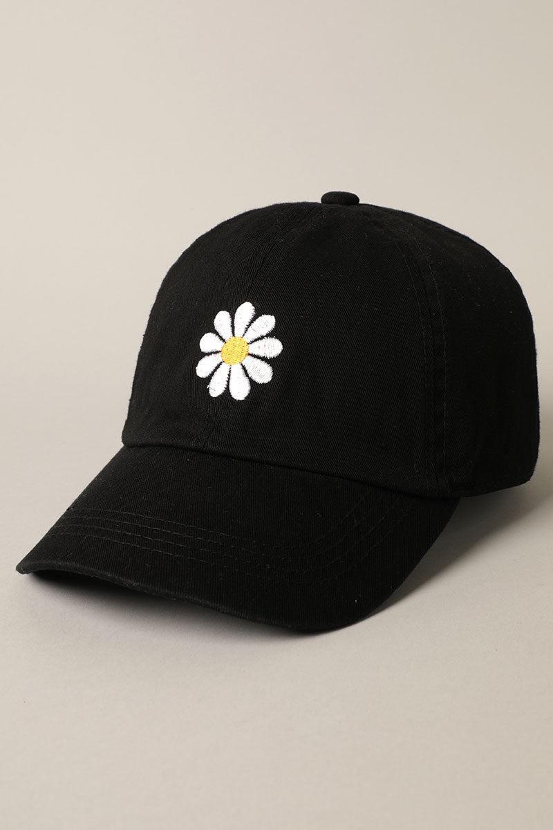 Daisy Embroidery Baseball Cap Product Image