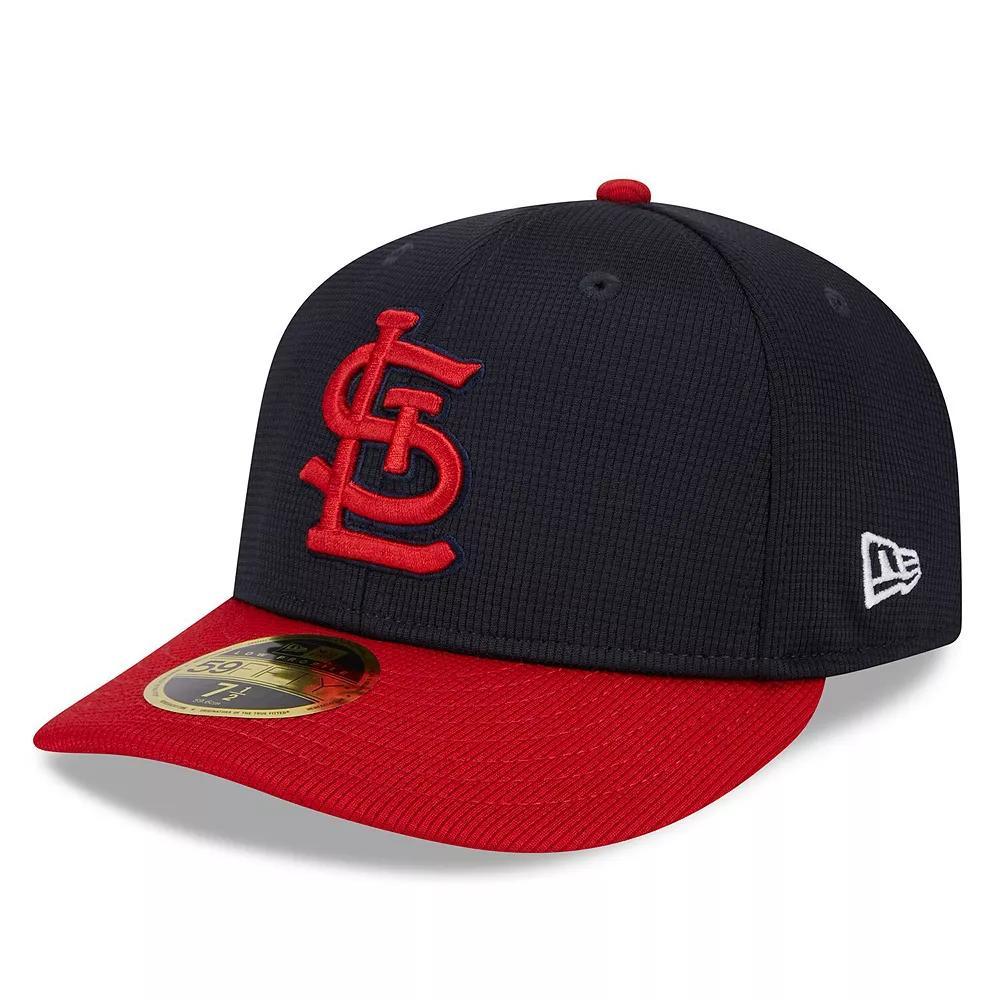 Men's New Era  Navy St. Louis Cardinals 2024 Batting Practice Low Profile 59FIFTY Fitted Hat, Size: 7, Blue Product Image