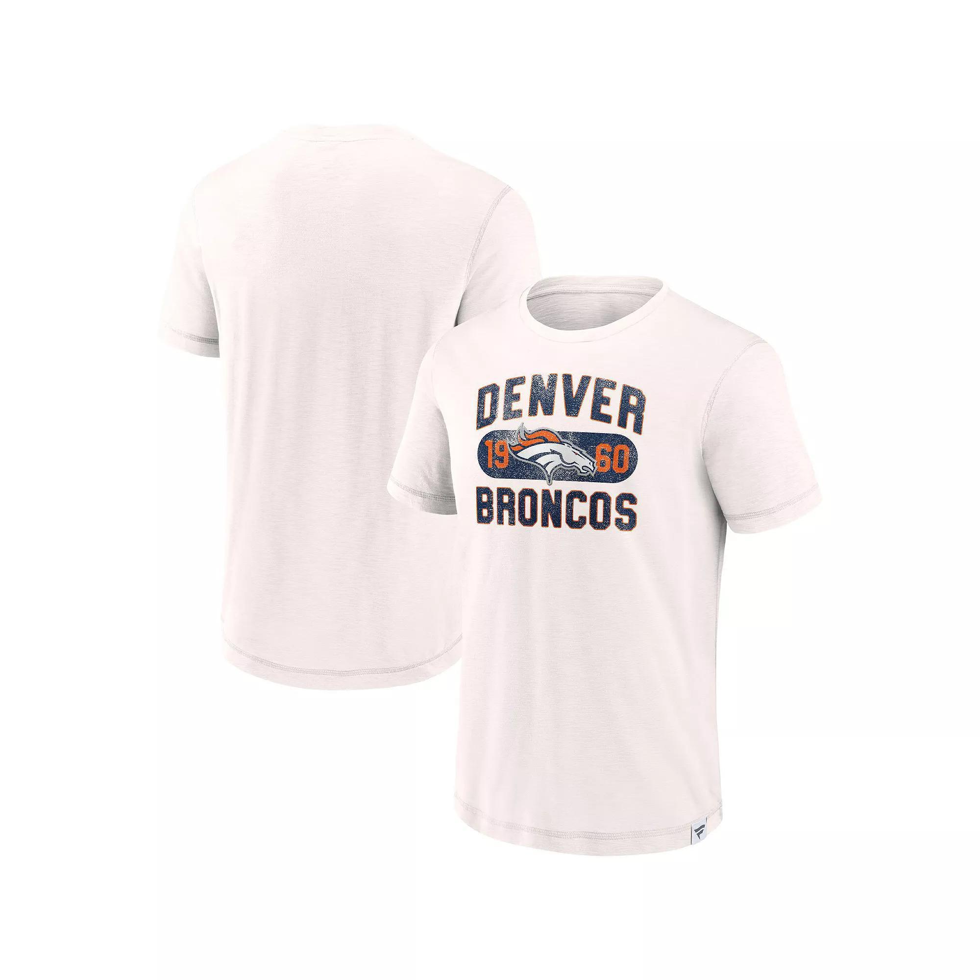 Men's Fanatics Branded White Denver Broncos Act Fast T-Shirt,  Product Image