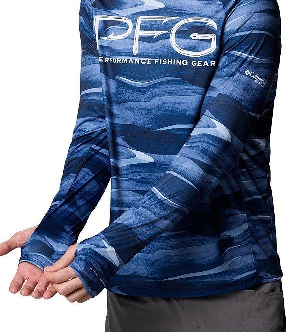 Columbia PFG Super Terminal Tackle Vent Camo Long Sleeve T-Shirt Product Image