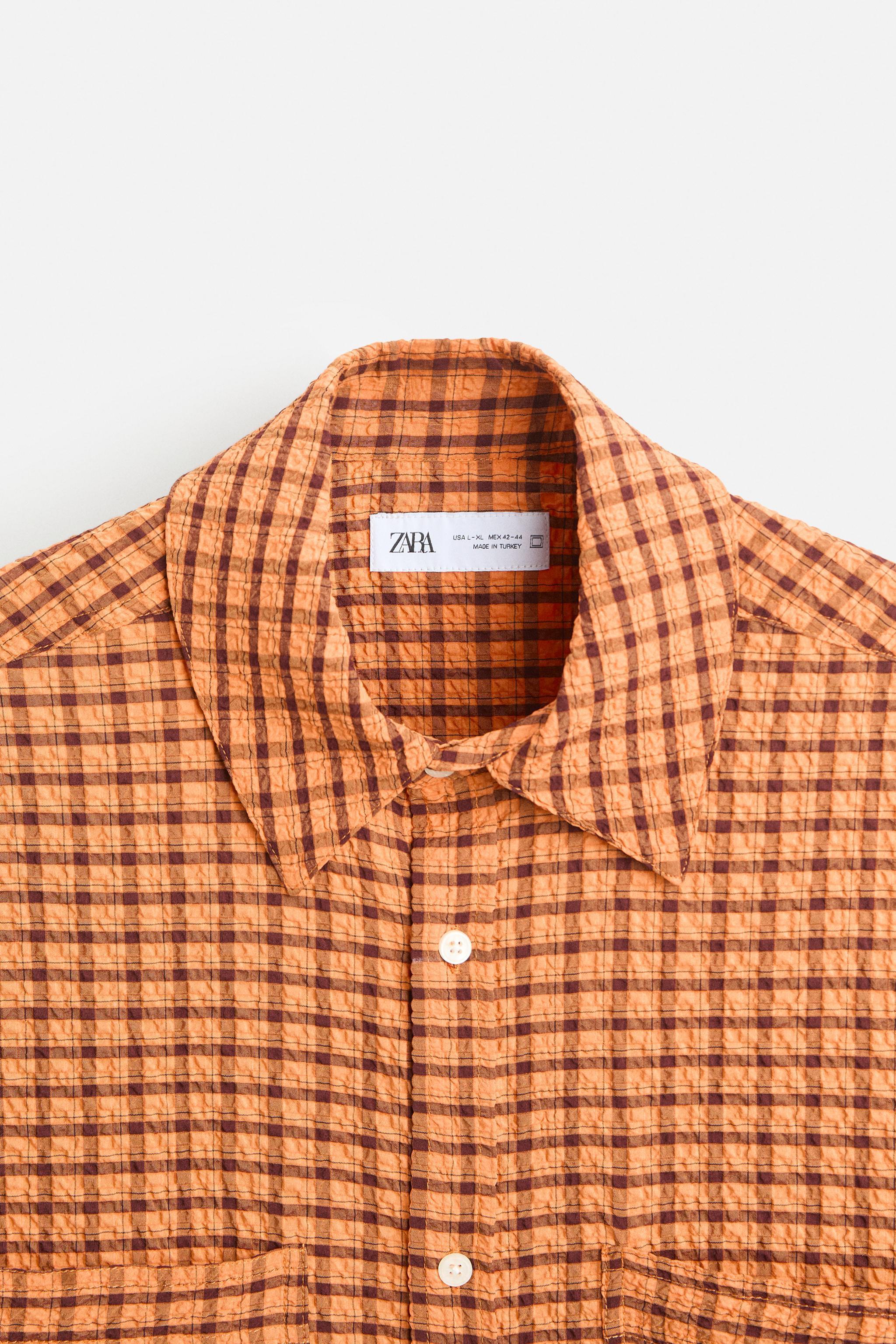 CHECKERED SEERSUCKER SHIRT Product Image