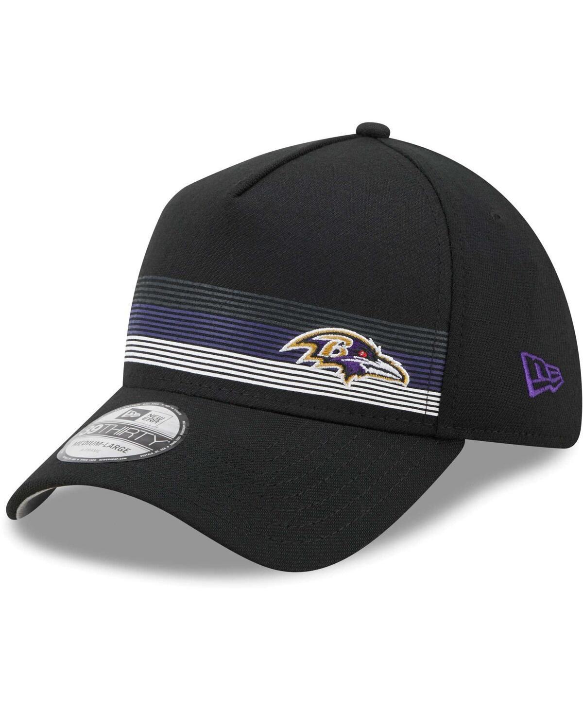 Mens New Era Baltimore Ravens Flawless Stripe 39THIRTY Flex Hat Product Image