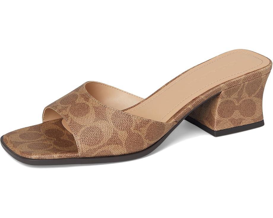 Holly Block Heel Sandals with Quilting Product Image