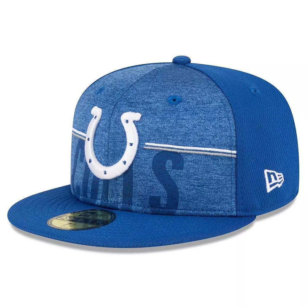 Men's New Era Royal Indianapolis Colts 2023 NFL Training Camp 59FIFTY Fitted Hat, Size: 7 3/8, Blue Product Image