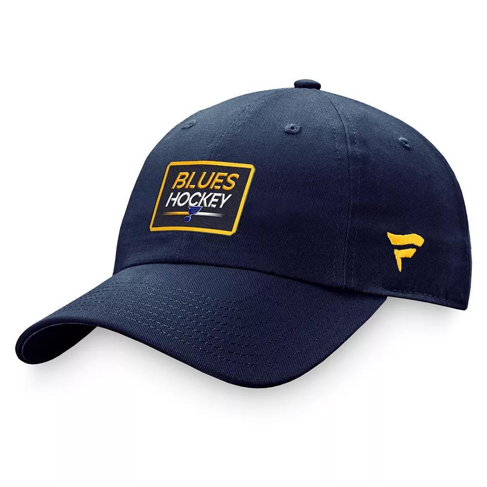 Women's Fanatics Branded Navy St. Louis Blues Authentic Pro Rink Adjustable Hat Product Image