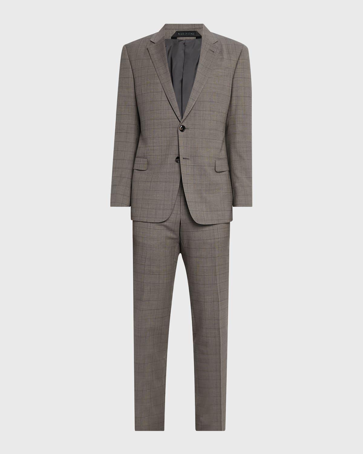 Men's Windowpane Suit Product Image
