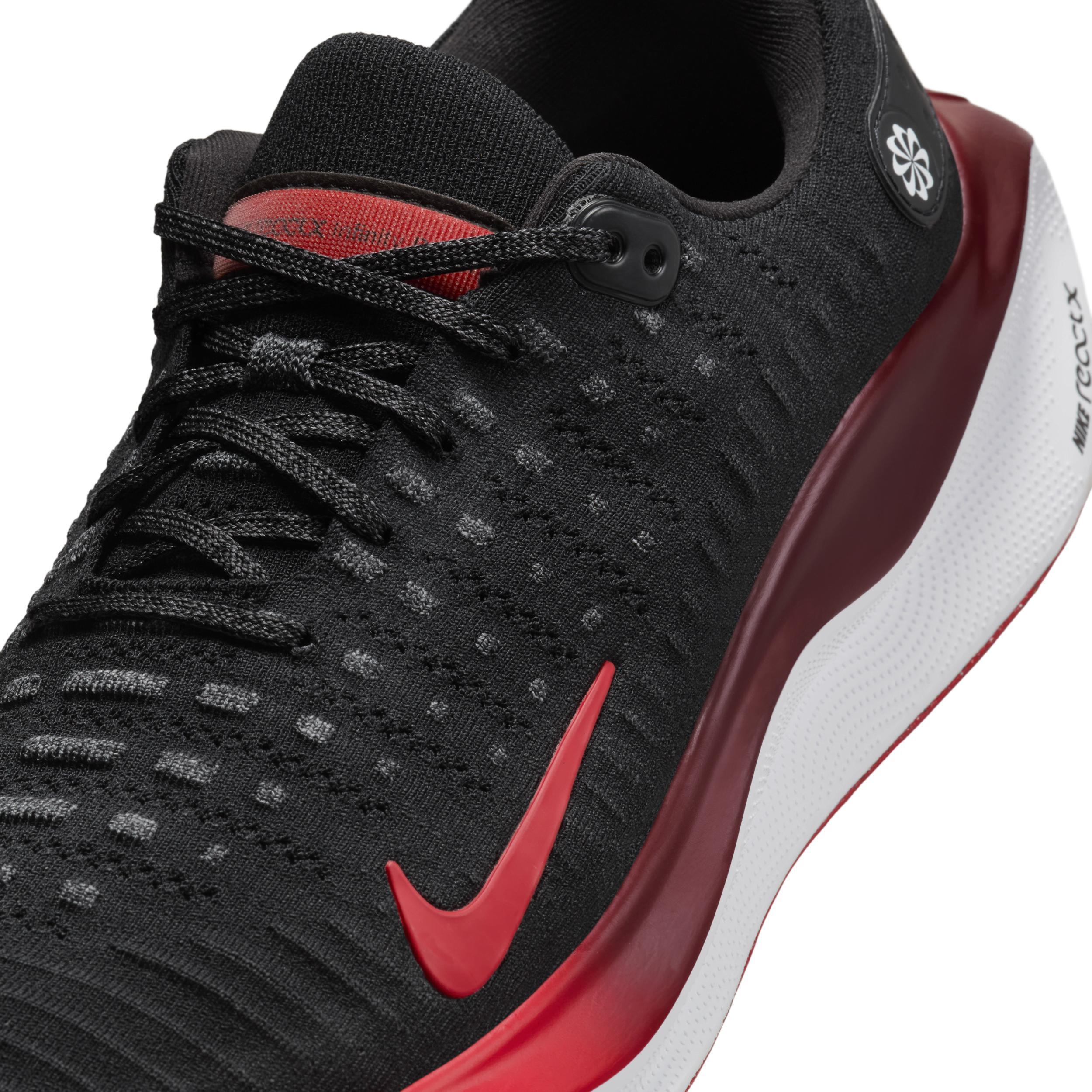 Nike Mens Reactx Infinity Run 4 - Shoes Black/Red/White Product Image