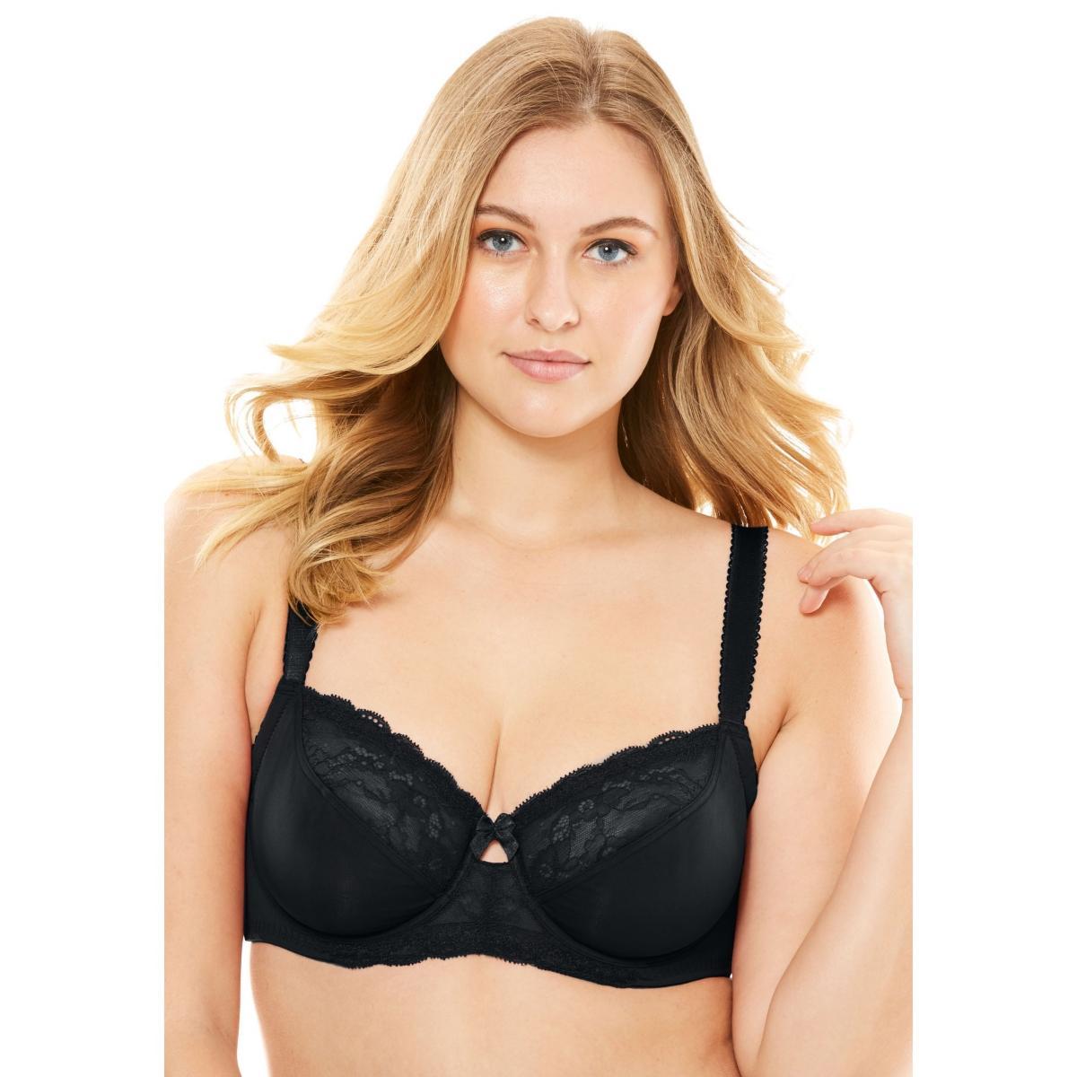 Amoureuse Womens Lace-Trim Underwire Bra Product Image